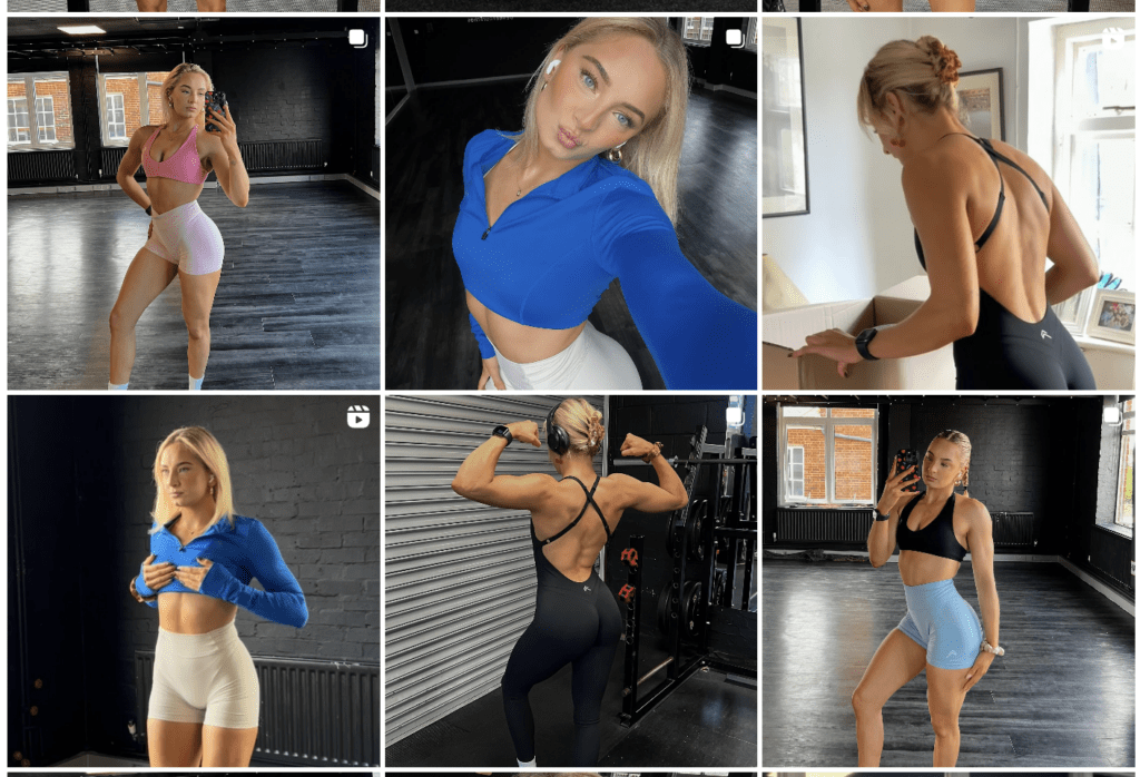 SPOTTED.... we found our November inspiration & she is killing it in the gym
